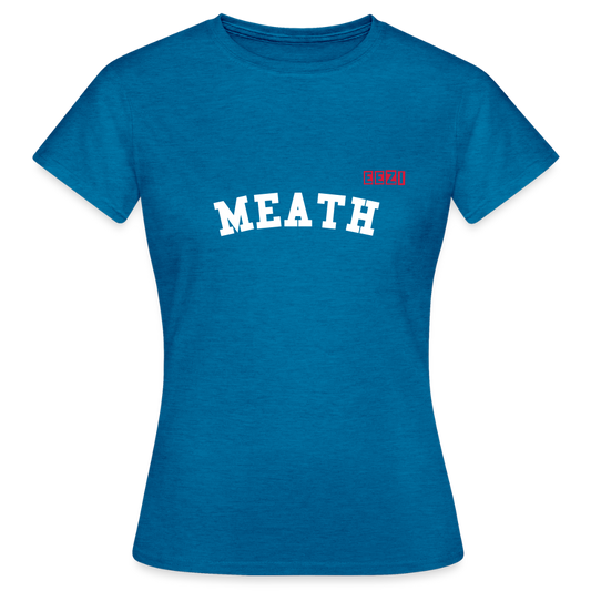 Women's T-Shirt Meath Ireland Ladies Tee - antique blue sapphire heather