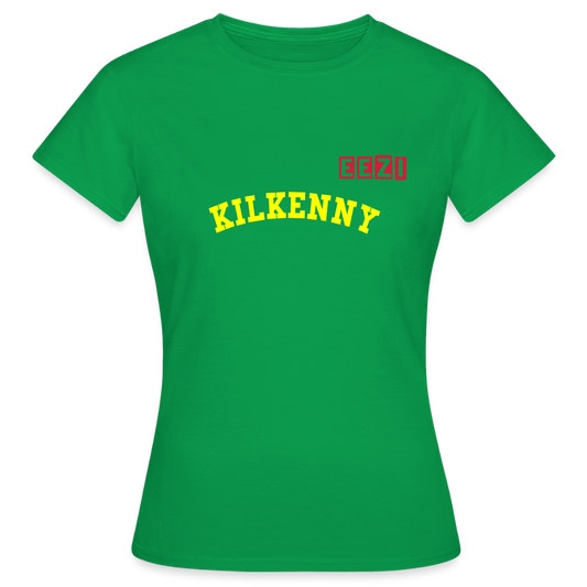 Women's T-Shirt Ladies KILKENNY Ireland Tee - kelly green