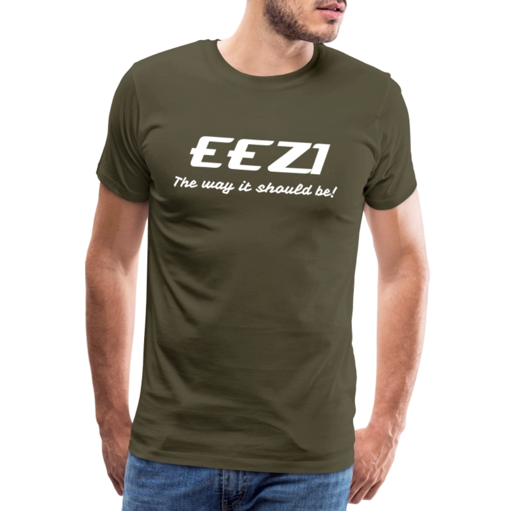 Men’s Premium T-Shirt-EEZI-The way it should be! - khaki