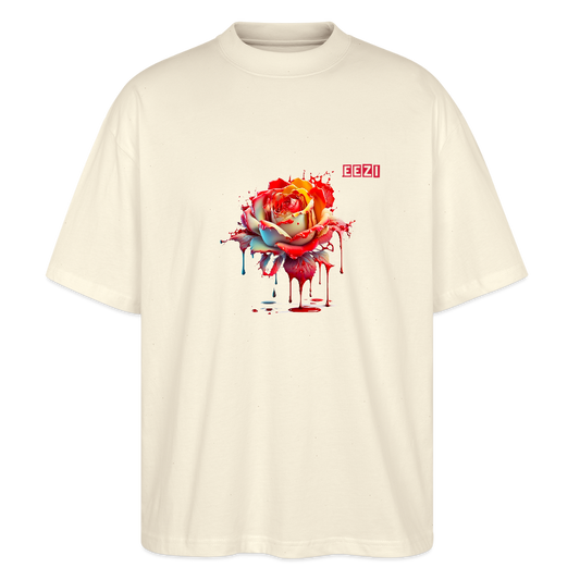 WEZI blood flower Stanley/Stella Oversized Unisex Organic T-shirt Blaster - natural raw