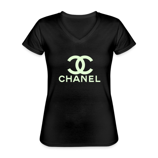 Women’s Premium T-Shirt CC EEZI Glow In The Dark - black