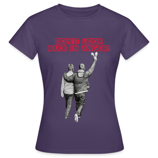 EEZI  DONT LOOM BACK WOMENS T-Shirt - dark purple