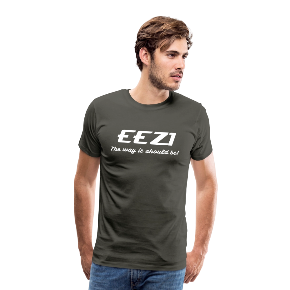 Men’s Premium T-Shirt-EEZI-The way it should be! - asphalt