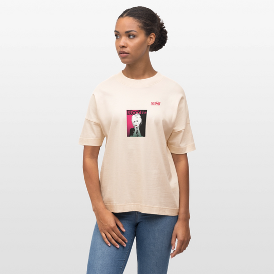 EEZI Blondie Oversized Unisex Organic T-shirt - natural raw