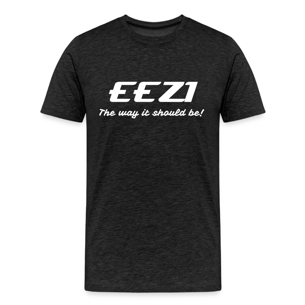 Men’s Premium T-Shirt-EEZI-The way it should be! - charcoal grey