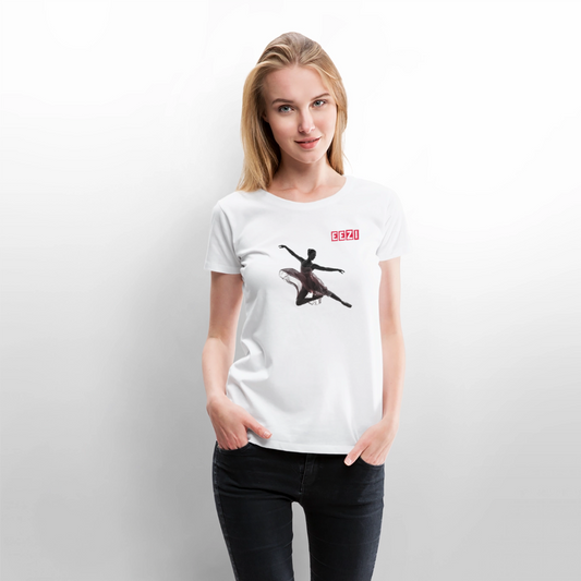 Eezi Women’s Premium T-Shirt Ballerina - white