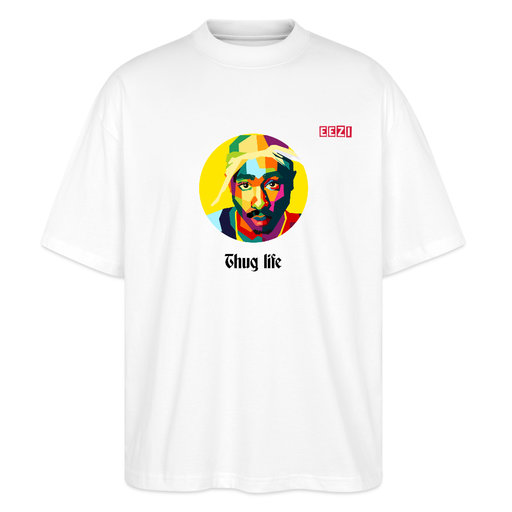 Stanley/Stella Oversized Unisex Organic T-shirt Blaster TUPAC - white