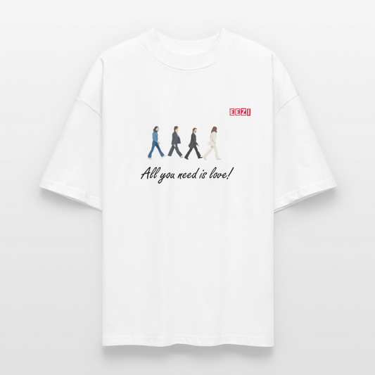 Stanley/Stella Oversized Unisex Organic T-shirt Blaster BEATLES - white