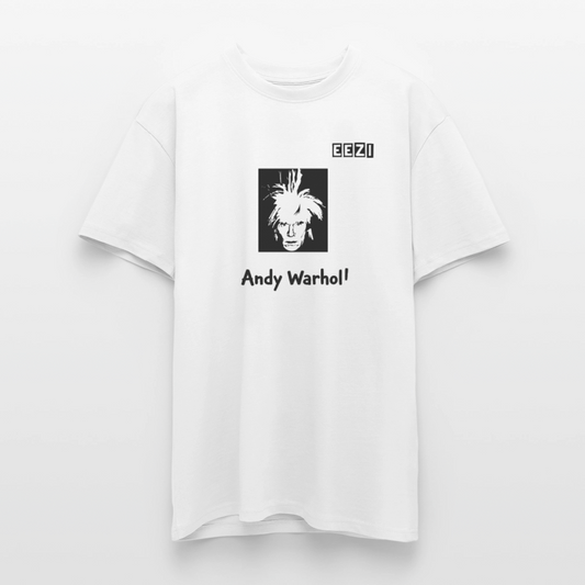 EEZI Warhol print Heavy Oversized T-Shirt - white