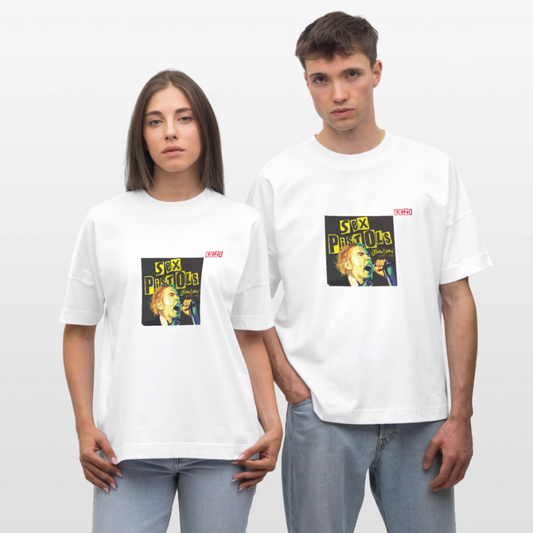 Stanley/Stella Oversized Unisex Organic T-shirt Blaster sex pistols - white