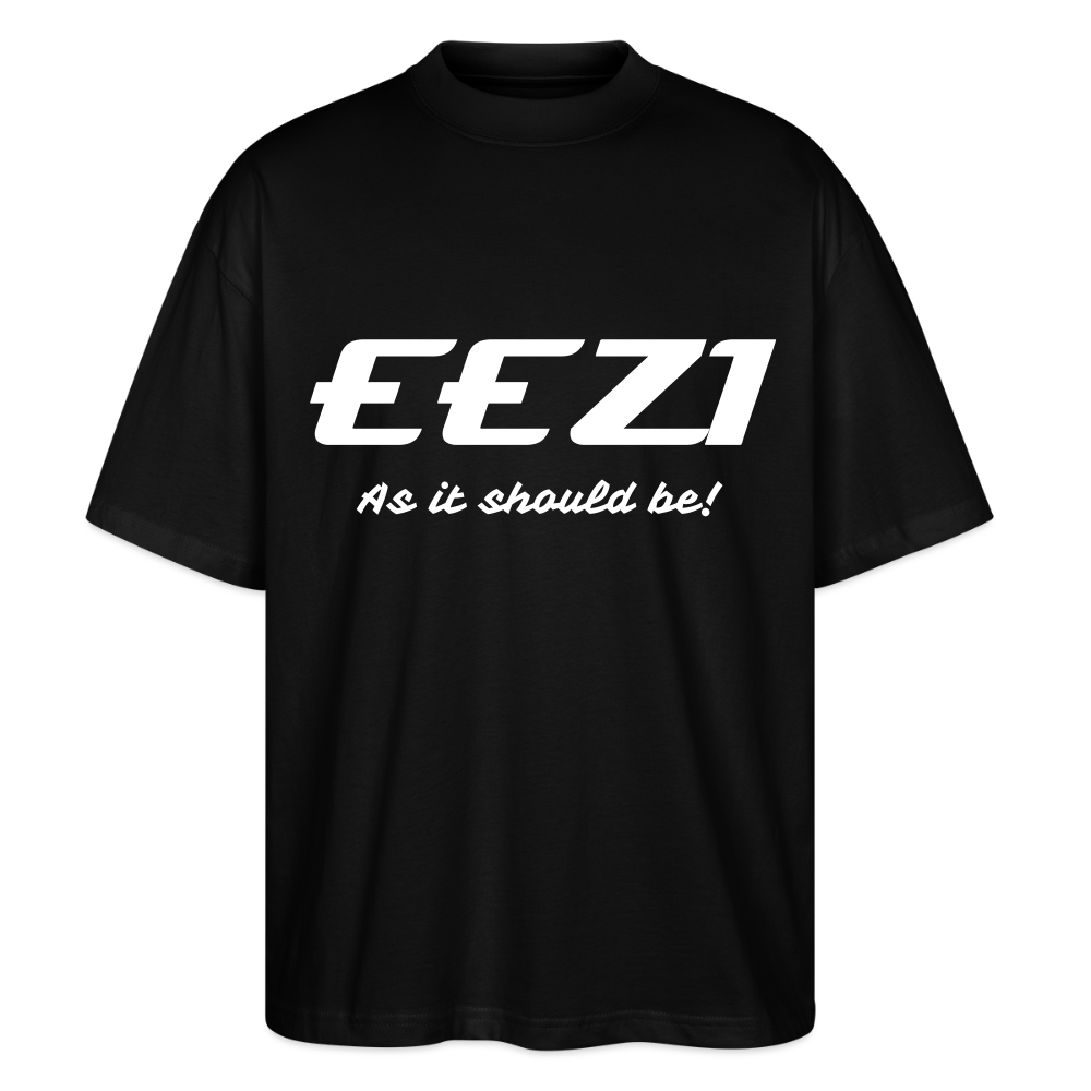 Stanley/Stella Oversized Unisex Organic T-shirt Blaster-EEZI-The way it should be! - black