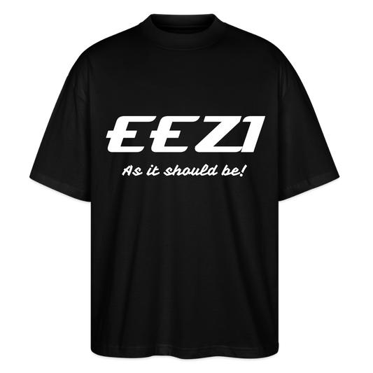 Stanley/Stella Oversized Unisex Organic T-shirt Blaster-EEZI-The way it should be! - black