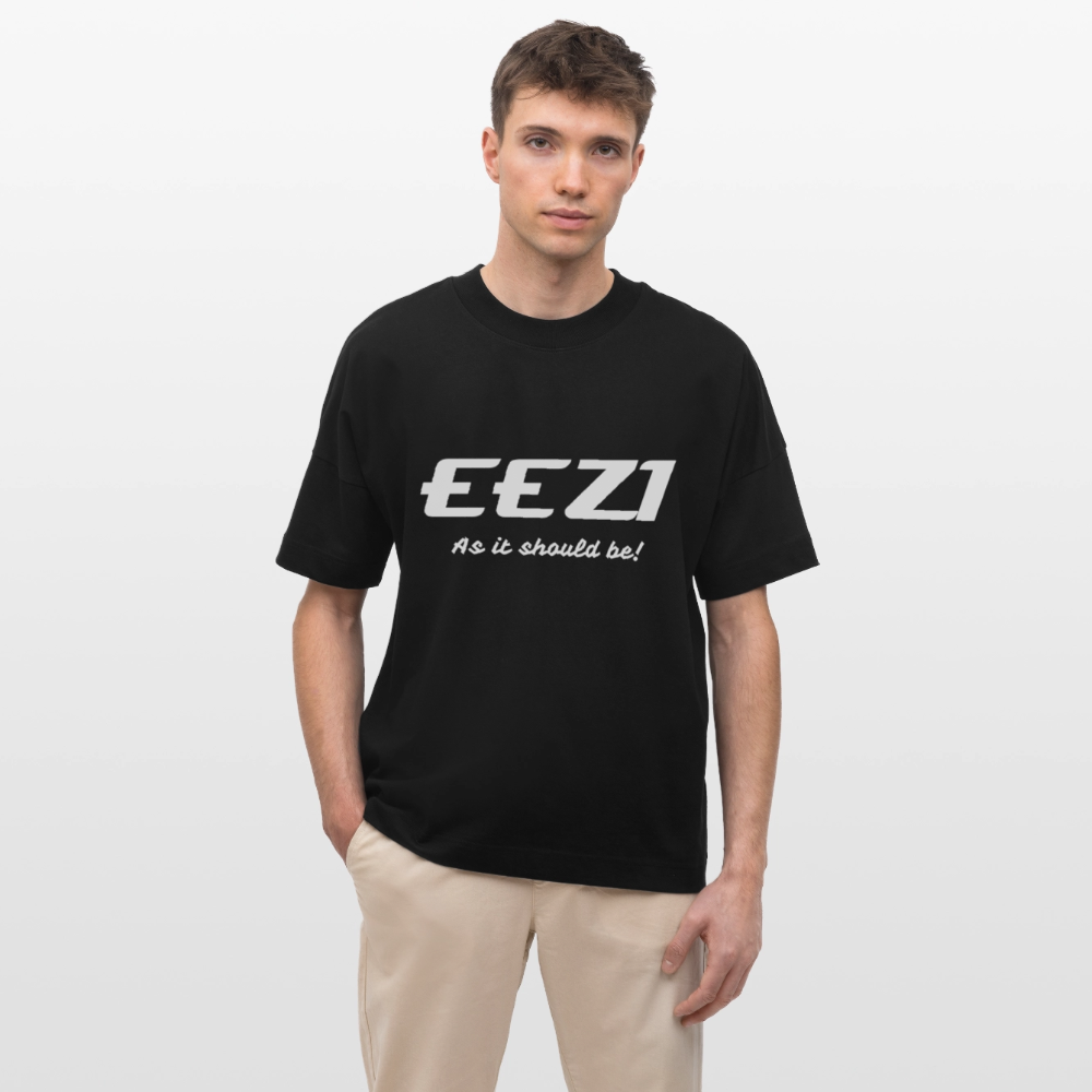 Stanley/Stella Oversized Unisex Organic T-shirt Blaster-EEZI-The way it should be! - black