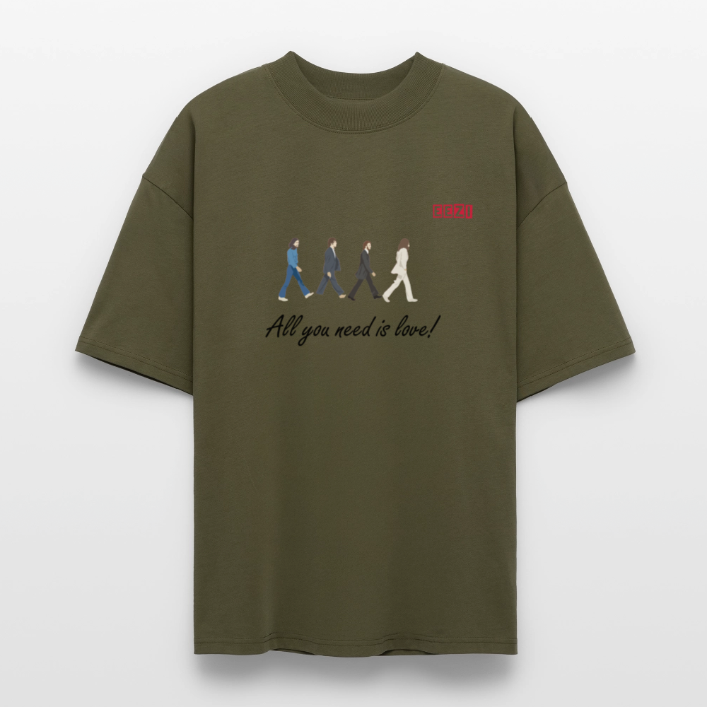 Stanley/Stella Oversized Unisex Organic T-shirt Blaster BEATLES - khaki