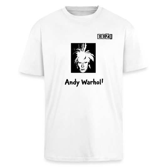 EEZI Warhol print Heavy Oversized T-Shirt - white