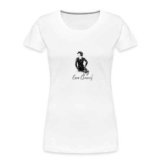Women’s Premium Organic T-Shirt Coco - white