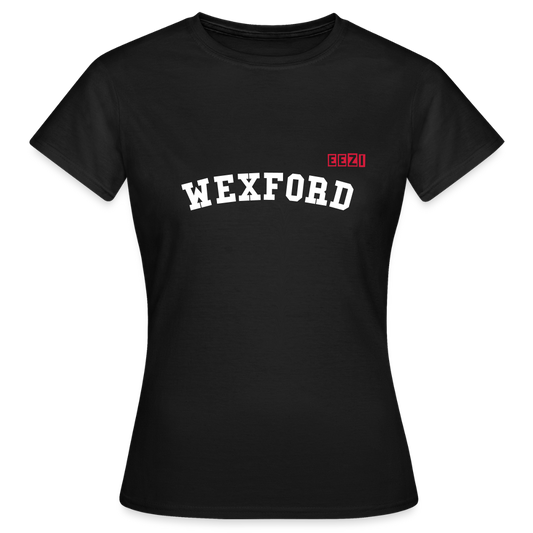 Women's T-Shirt Wexford Ireland Ladies Tee - black