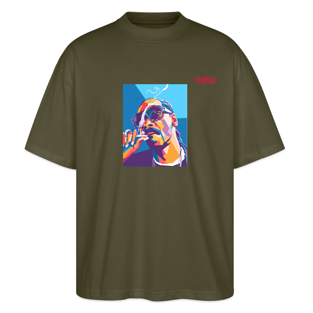 Stanley/Stella Oversized Unisex Organic T-shirt Blaster Snoop - khaki