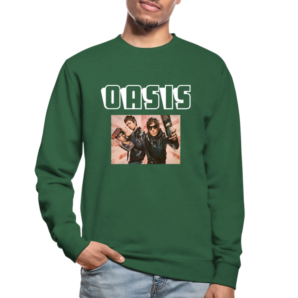Unisex Sweatshirt Oasis Britpop - green