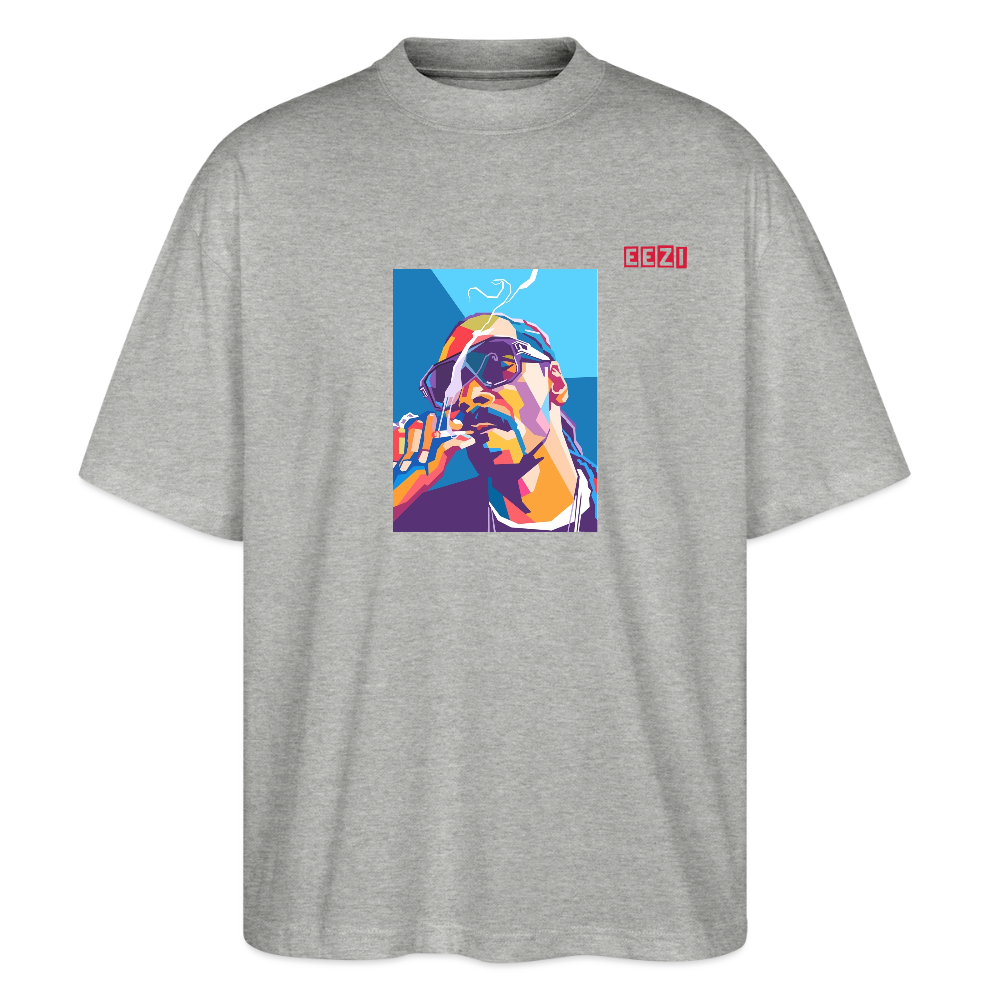 Stanley/Stella Oversized Unisex Organic T-shirt Blaster Snoop - heather grey