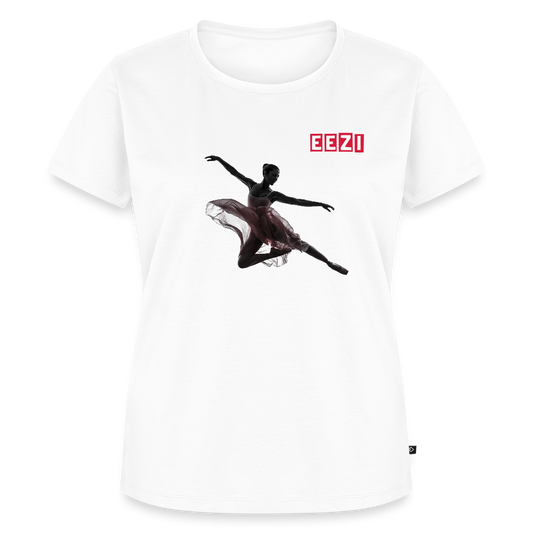 Eezi Women’s Premium T-Shirt Ballerina - white