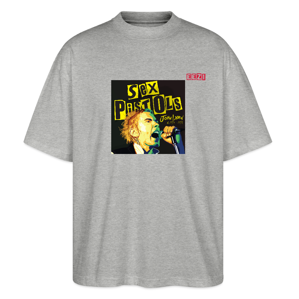 Stanley/Stella Oversized Unisex Organic T-shirt Blaster sex pistols - heather grey