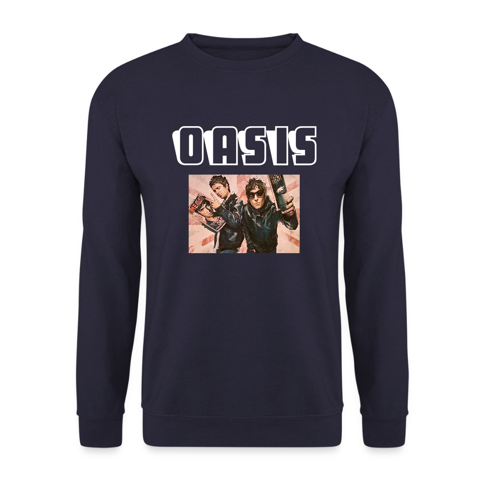 Unisex Sweatshirt Oasis Britpop - navy