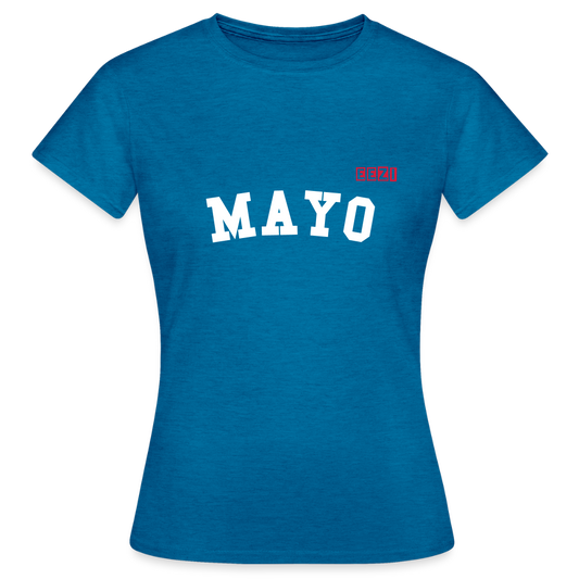 Women's T-Shirt Mayo Ireland Ladies Tee A - antique blue sapphire heather