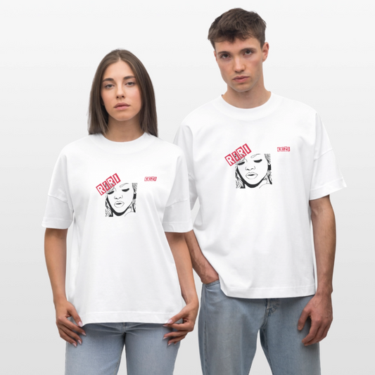 Stanley/Stella Oversized Unisex Organic T-shirt Blaster RiRi2 - white