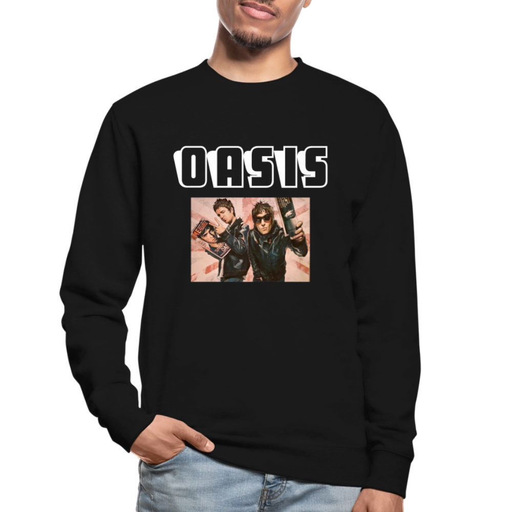 Unisex Sweatshirt Oasis Britpop - black