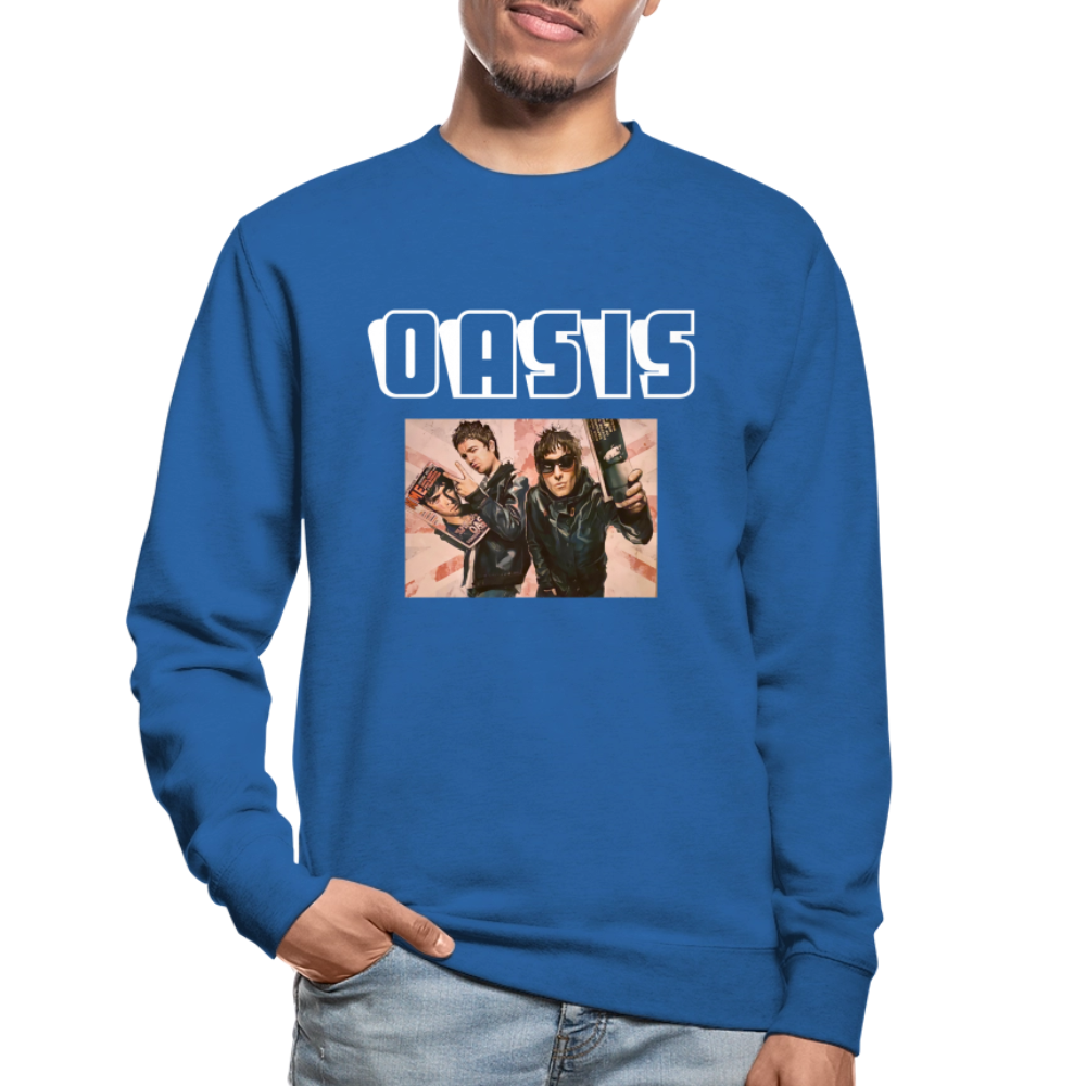 Unisex Sweatshirt Oasis Britpop - royal blue