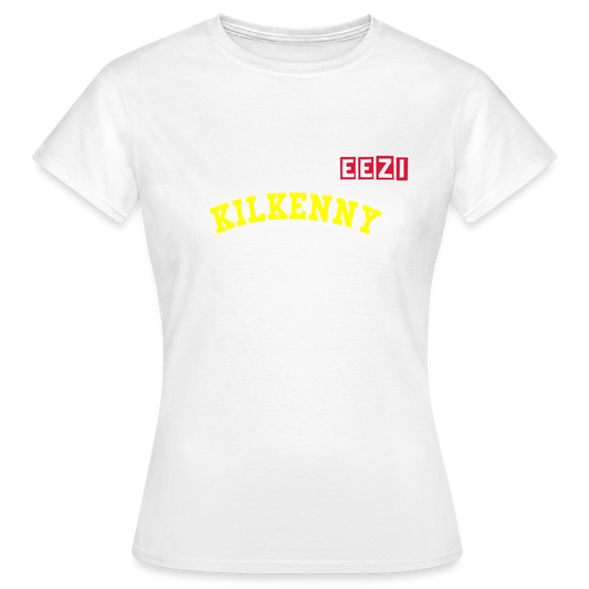 Women's T-Shirt Ladies KILKENNY Ireland Tee - white