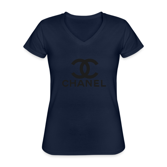 Women’s Premium T-Shirt CC EEZI BLACK GLITTER - navy