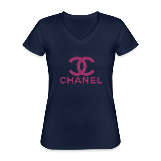 Women’s Premium T-Shirt CC EEZI RED GLITTER - navy