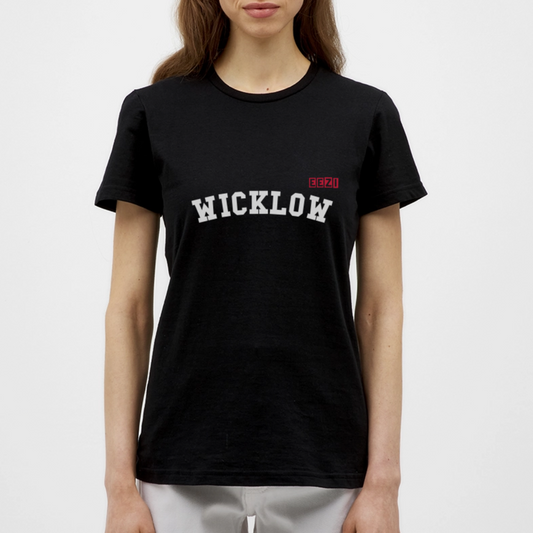 Women's T-Shirt Wicklow Ireland Ladies Tee - black