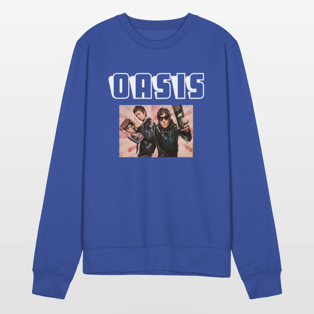 Unisex Sweatshirt Oasis Britpop - royal blue