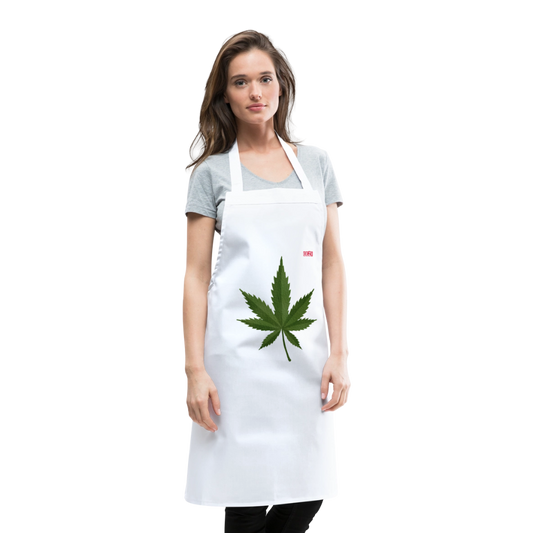 Cooking Apron HERB TIME - white