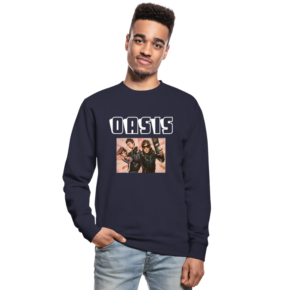 Unisex Sweatshirt Oasis Britpop - navy
