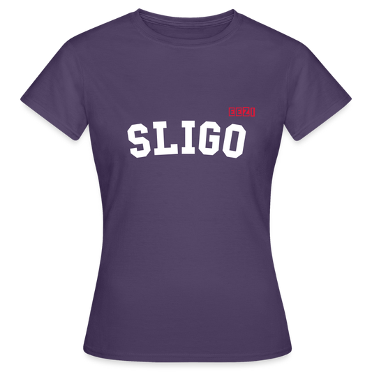 Women's T-Shirt Sligo Ireland Ladies Tee - dark purple