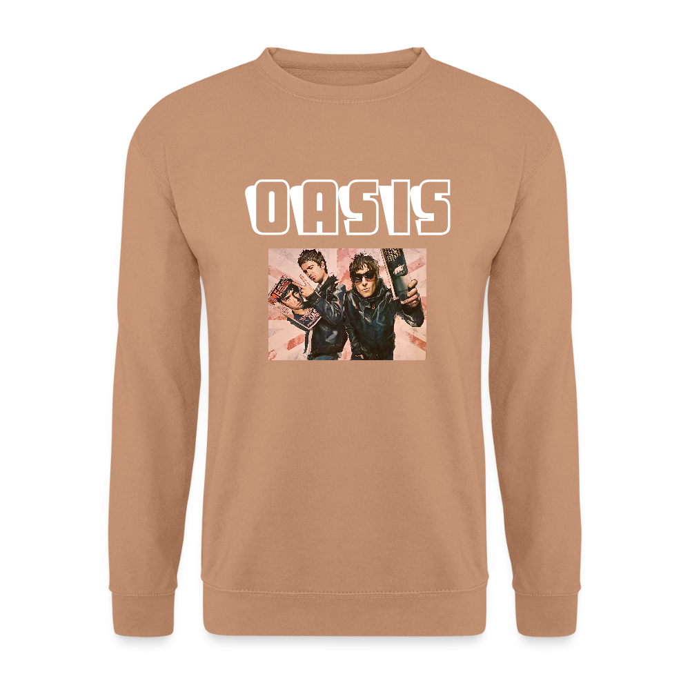 Unisex Sweatshirt Oasis Britpop - mocha