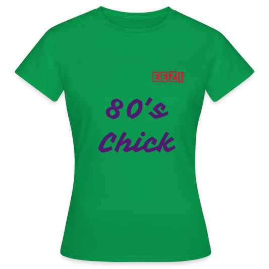 EEZI 80's chick Stanley/Stella CRAFTER Unisex T-Shirt - kelly green