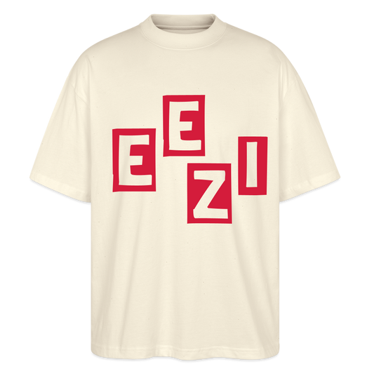 EEZI print Stanley/Stella Oversized Unisex Organic T-shirt Blaster - natural raw