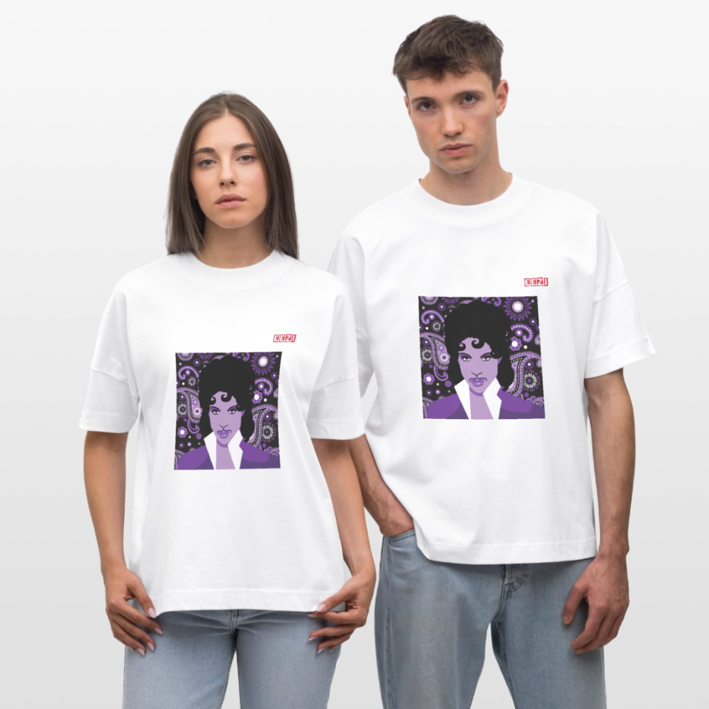 Stanley/Stella Oversized Unisex Organic T-shirt Blaster PRINCE - white
