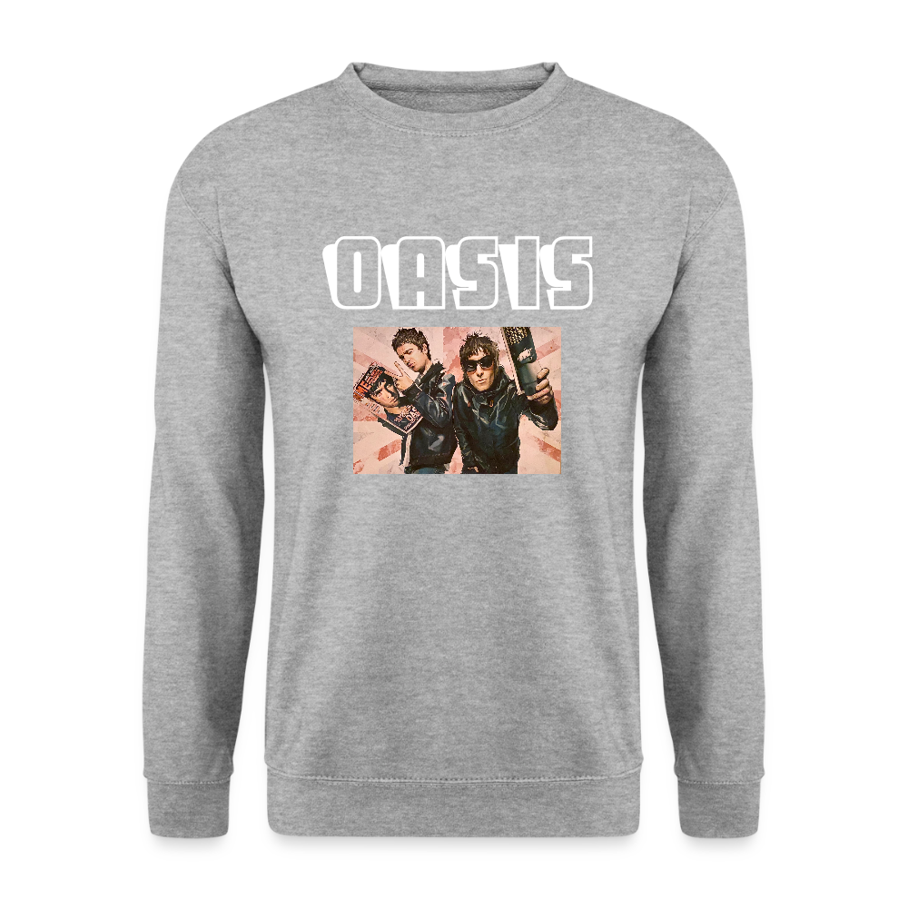 Unisex Sweatshirt Oasis Britpop - salt & pepper